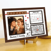 GeckoCustom Custom Photo He Asked And She Said Yes 2-Layered Wooden Plaque With Stand TH10 892303