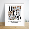 GeckoCustom Custom Photo Personalize 1st Year Anniversary Picture Frame TA29 890553