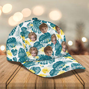 GeckoCustom Custom Photo Personalized Upload Photo Family Tropical Style Classic Cap DM01 891057 Polyester