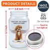 GeckoCustom Custom Photo Pet Forever In My Heart Memorial Dog, Cat Memorial Mason Jar Light HA75 891194 16oz / 1 Side