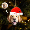 GeckoCustom Custom Photo Pet Funny Christmas Face Pet Acrylic Ornament HA75 891146 1 Piece