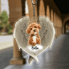 GeckoCustom Custom Photo Pet Within Angel Wings Memorial Dog Cat Acrylic Ornament N304 HA75 891174