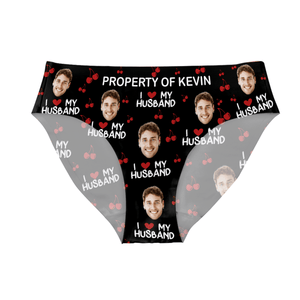 GeckoCustom Custom Photo Property of You I Love My Husband Underwear For Women CH07 893081