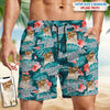 GeckoCustom Custom Photo Summer Viber For Cat Lover Beach Short N304 889435