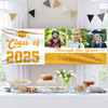 GeckoCustom Custom Photo Through The Years Graduation Banner TH10 892357