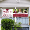GeckoCustom Custom Photo Through The Years Graduation Banner TH10 892357 39 x 18 Inch / Vinyl Fabric