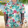 GeckoCustom Custom Photo Tropical Cat Hawaiian Shirt K228 889467