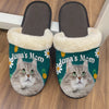 GeckoCustom Custom Photo With Accessories Pattern Dog Cat Plush Slippers T368 HN590