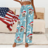 GeckoCustom Custom Photo With Christmas Pattern Pants Christmas Gift TA29 HA75 888742