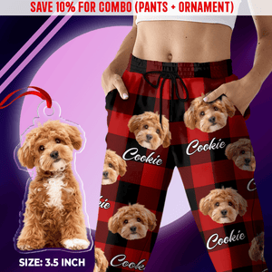 GeckoCustom Custom Photo With Colorful Background For Dog Lovers Sweatpants N304 HA75 889512