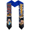 GeckoCustom Custom Photo With Grunge Graduation Stoles N369 890697 6x72 inch
