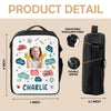 GeckoCustom Custom Photo Work Hard Nap Hard Back To School Gift For Kid Lunch Bag HO82 891298 7x2.7x9 inches