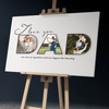 GeckoCustom Custom Photo You Are My Super Hero Dad Poster Canvas Picture Frame DM01 890953