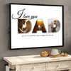 GeckoCustom Custom Photo You Are My Super Hero Dad Poster Canvas Picture Frame DM01 890953