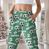 GeckoCustom Custom Softball With Number and Name Christmas Pajamas For Sport Players LM32 891971