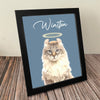 GeckoCustom Custom Watercolor Dog Cat Pet Photo Memorial Picture Frame Poster Canvas HA75 891800