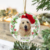 GeckoCustom Customize Photo Dog Ceramic Ornament For Christmas DA199 889847 3 inch