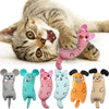 GeckoCustom Cute Cat Toys Funny Interactive Plush Cat Toy Mini Teeth Grinding Catnip Toys Kitten Chewing Mouse Toy Pets Accessories