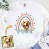 GeckoCustom Dog Cat Rainbow Personalized Custom Photo Dog Cat Shirt C465 Sweatshirt / S Sport Grey / S