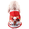 GeckoCustom Dog Christmas Clothes Winter Warm Pet Clothes for Small Medium Dogs Elk Santa Claus Dog Cats Coat Hoodies Christmas Dogs Costume Snowman / XS