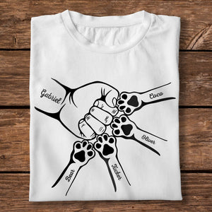 GeckoCustom Dog Dad With Paw For Dog Lovers Bright Shirt Personalized Gift N304 890370