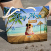 GeckoCustom Dog Mom For Dog Lovers Personalized Gift Beach Bag N304 889494