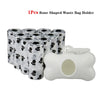 GeckoCustom Dog Waste Bags with Dispenser 6Pcs Set White