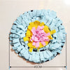 GeckoCustom Dogs Snuffle Mat Pet Leak Food Anti Choking Mat Cat Dog Training Blanket Nose Work Toy Pet Slowing Feeding Intelligence Mat qian lan 45X45CM