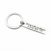 GeckoCustom Drive Safe,I Need You Here With Me Metal Keychain Love You Keychain Men and Women Romantic Keychain Gift Birthday Father's Day KC124