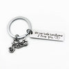 GeckoCustom Drive Safe,I Need You Here With Me Metal Keychain Love You Keychain Men and Women Romantic Keychain Gift Birthday Father's Day KC124 motorcycle