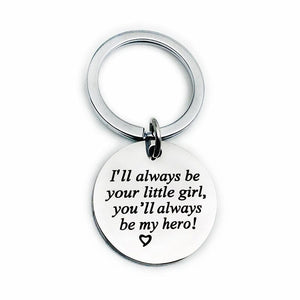 GeckoCustom Drive Safe,I Need You Here With Me Metal Keychain Love You Keychain Men and Women Romantic Keychain Gift Birthday Father's Day KC126