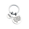 GeckoCustom Drive Safe,I Need You Here With Me Metal Keychain Love You Keychain Men and Women Romantic Keychain Gift Birthday Father's Day KC126 Dad