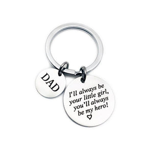GeckoCustom Drive Safe,I Need You Here With Me Metal Keychain Love You Keychain Men and Women Romantic Keychain Gift Birthday Father's Day KC126 Dad