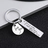 GeckoCustom Drive Safe,I Need You Here With Me Metal Keychain Love You Keychain Men and Women Romantic Keychain Gift Birthday Father's Day