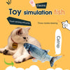 GeckoCustom Electronic Pet Cat Toy Fish Electric USB Charging Simulation Fish Toys for Dog Cat Chewing Playing Biting cat Supplies