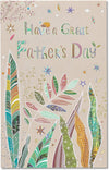 GeckoCustom Fathers Day Card (Made a Difference) Lucky Enough To Know You