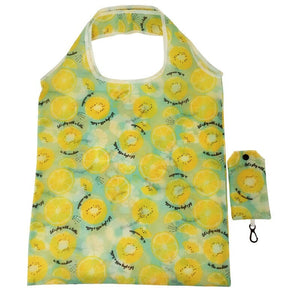 GeckoCustom Foldable Shopping Bag Reusable Travel Grocery Bag Eco-Friendly Cartoon Cat Dog Cactus Lemon Printing Tote Bag Style 2 (38X60cm) 5