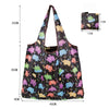 GeckoCustom Foldable Shopping Bag Reusable Travel Grocery Bag Eco-Friendly Cartoon Cat Dog Cactus Lemon Printing Tote Bag