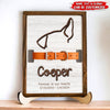 GeckoCustom Forever In Our Heart Pet Collar Frame Personalized Gift K228 890625