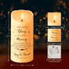 GeckoCustom Forever In Our Heart Wedding Memorial Personalized LED Candle HA75 891744