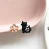 GeckoCustom Funny Black Cat Earring Jewelry 20