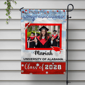 GeckoCustom Graduation Flag To Graduation Class Of 2025 HA75 891888 12"x18"