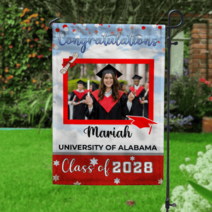 GeckoCustom Graduation Flag To Graduation Class Of 2025 HA75 891888 12"x18"