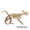 GeckoCustom Halloween Horror Bats Skeleton Mouse Scorpion Lizard Bone Creepy Halloween Party Decoration Mouse / as picture