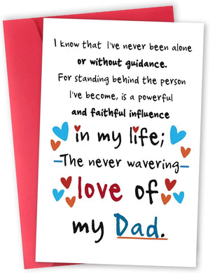 GeckoCustom Happy Father'S Day Card for Dog Dad, Funny Dog Dad Gifts for Men Him, Best Dog Dad Card, Gifts from Dog, Lovely Dog Dad Father'S Day Card from Son Daughter Love Of My Dad