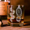 GeckoCustom Happy Father's Day To The Best Dad Rock Glass Personalized Gift HO82 890624 10.5 oz