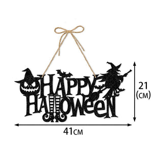 GeckoCustom Happy Halloween Ghost Festival Party Decorations Paper Pendent D