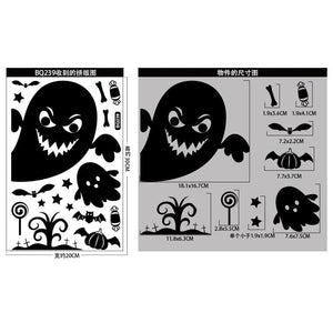 GeckoCustom Happy Halloween Ghost Festival Party Decorations