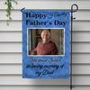 GeckoCustom Happy Heavenly Father's Day, In Loving Memory Of My Dad Memorial Garden Flag TH10 892411