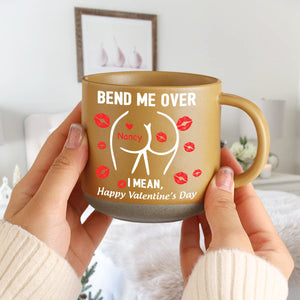 GeckoCustom Happy Valentine’s Day Personalized Pottery Mug Funny Gift For Boyfriend Husband CH07 895216 12oz